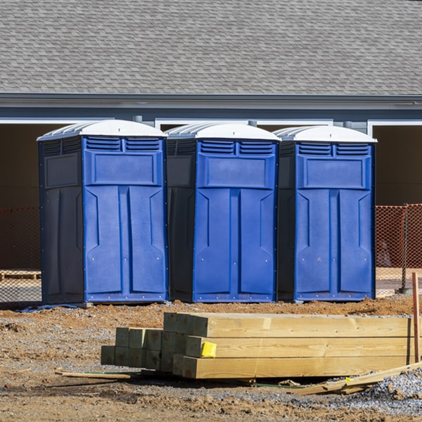 are there any restrictions on where i can place the porta potties during my rental period in Saline MI